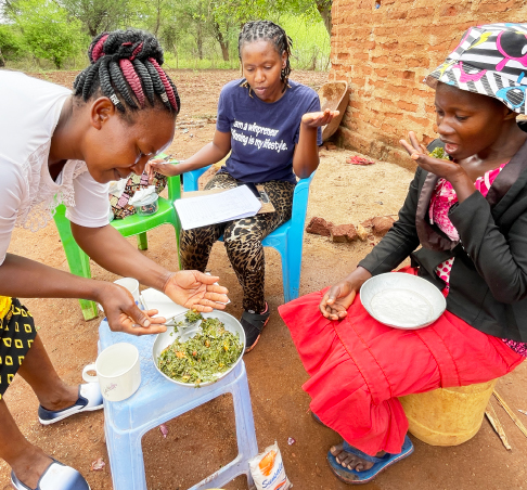 Nutrition and livelihood improvement through the use of locally grown crops